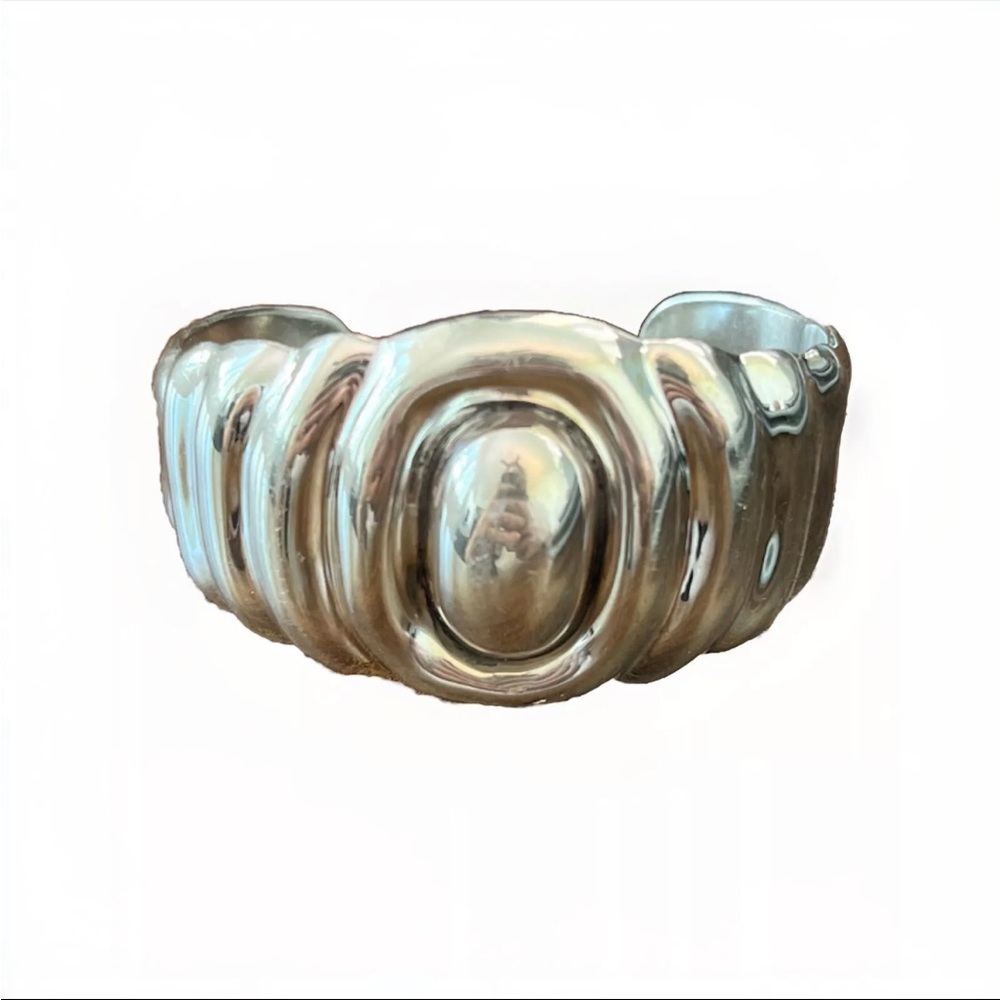 Vintage MCM Taxco Mexico 925 Sterling Silver Cuff Bracelet